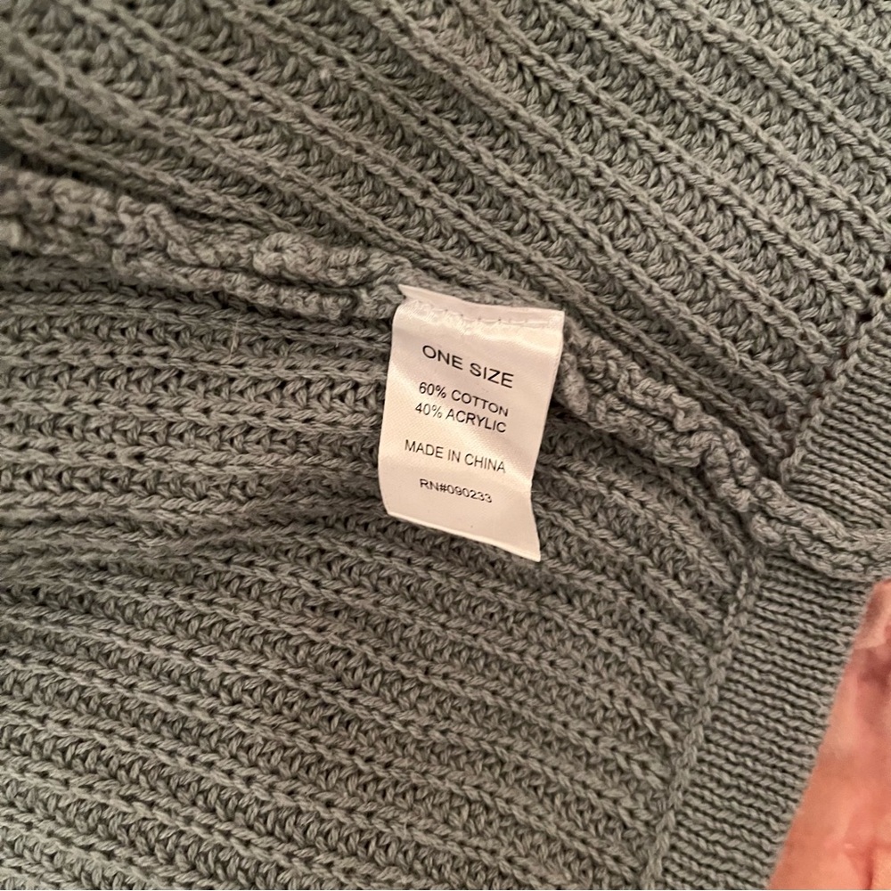 La Hearts Blue Gray Women's Cardigan - Picture 6 of 8